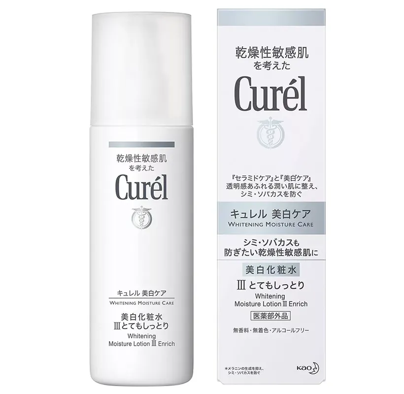 Legjobb ár Curél Whitening Care Hidratáló Arctonik (Lotion) III Enrich 140ml