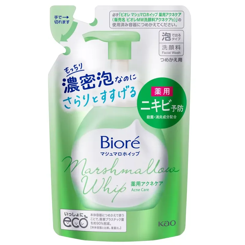 Vedd meg most Bioré Marshmallow Whip Arctisztító Hab - Acne Care 130ml utántöltő tasak
