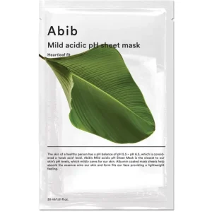 Biztonságos fizetés Abib Mild Acidic pH Arcmaszk - Heartleaf Fit 30ml
