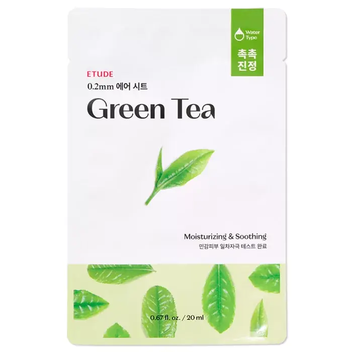 Etude 0.2 Therapy Air Arcmaszk - Zöld Tea 20ml Újdonság
