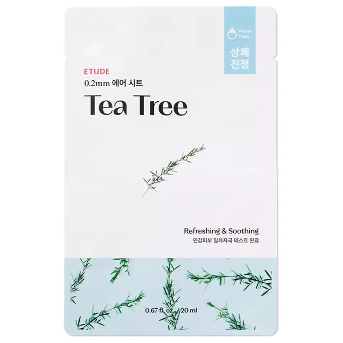 Legnépszerűbb Etude 0.2 Therapy Air Arcmaszk - Tea Tree (teafa) 20ml
