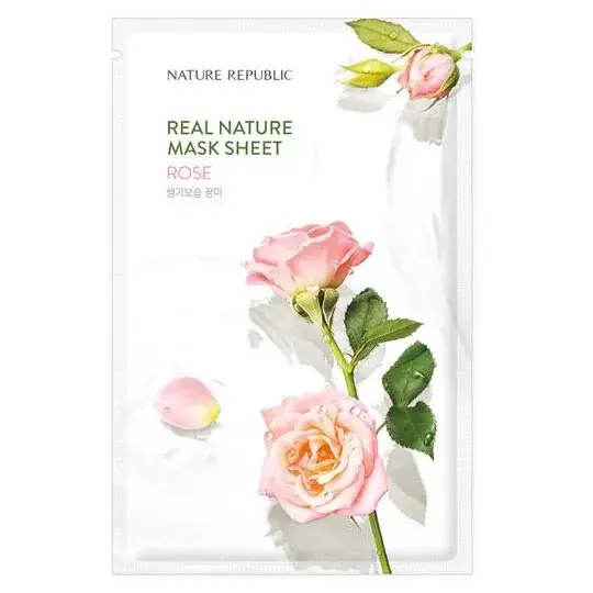 Ajánlat Nature Republic Real Nature Arcmaszk - Rózsa 23ml