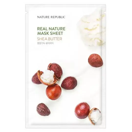 Nature Republic Real Nature Arcmaszk - Shea Vaj 23ml Azonnali szállítás