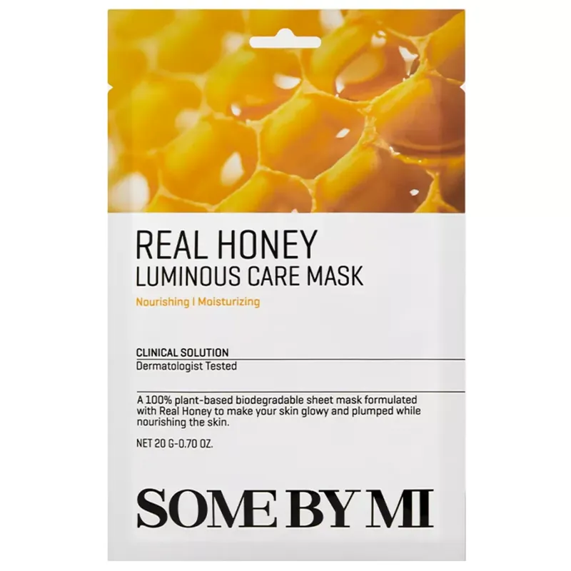 Újdonság Some By Mi Real Arcmaszk - Honey Luminous Care 20g