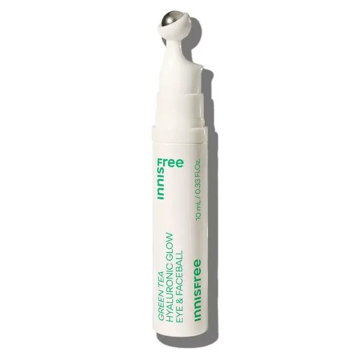 Azonnal elérhető Innisfree Green Tea Hyaluronic Glow Eye & Face Ball Szemkörnyék Szérum 10ml