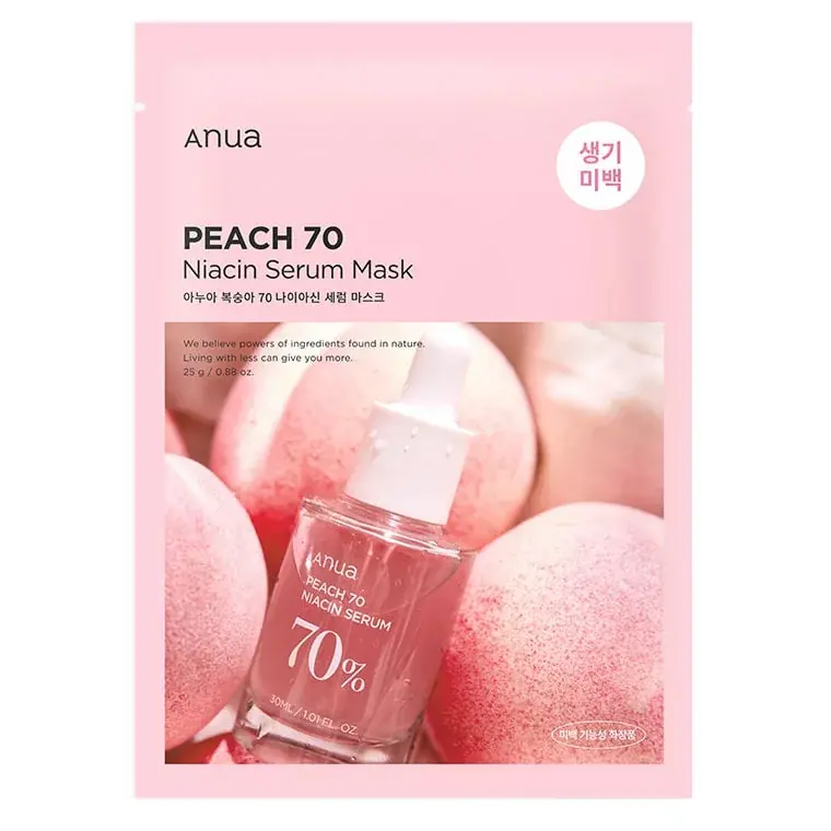 Gyors szállítás Anua Peach 70 Niacin Serum Arcmaszk 25ml