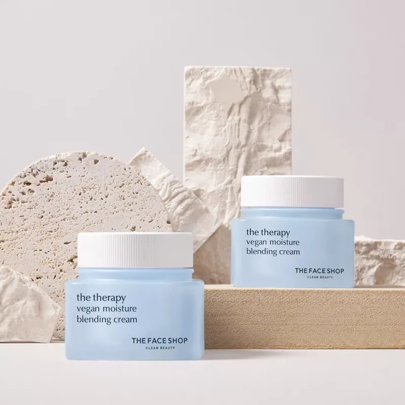 The Face Shop The Therapy Vegan Moisture Blending Arckrém 60ml Árengedmény
