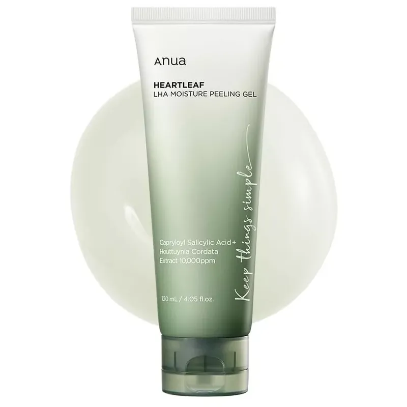 Biztonságos fizetés Anua Heartleaf LHA Moisture Peeling Gél 120ml