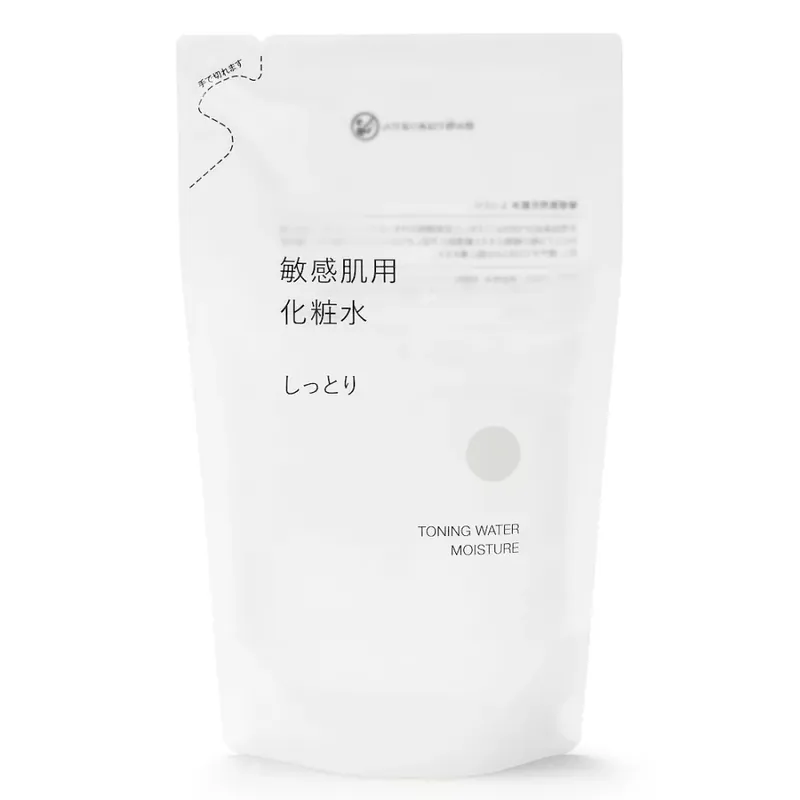 Vásárlói kedvenc Muji Sensitive Hidratáló Arctonik (Moisture) 270ml utántöltő tasak
