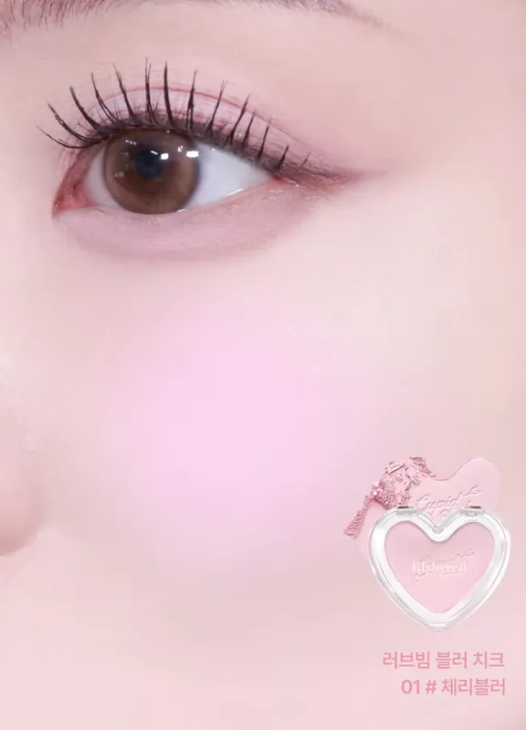 Lilybyred Luv Beam Blur Cheek Arcpirosító 01 Blurry Cherry (Cupid Club Edition) Árengedmény