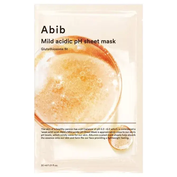Kiárusítás Abib Mild Acidic pH Arcmaszk - Glutathiosome Fit 30ml