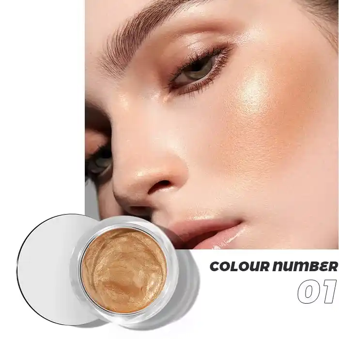 Expressz szállítás Pudaier New Glow Crystal Liquid Highlighter 01 8g