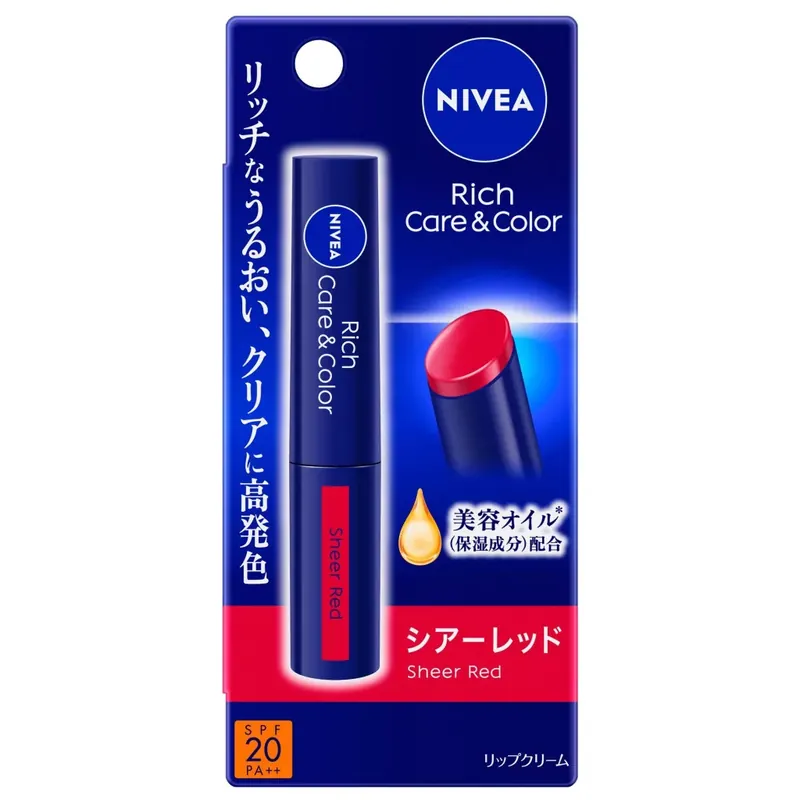 Kiárusítás Nivea Rich Care and Color Ajakbalzsam - Sheer Red (SPF20 PA++)