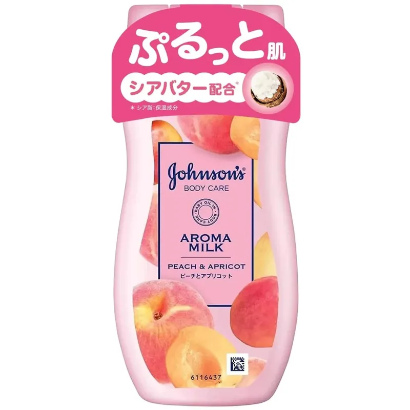 Biztonságos fizetés Johnson‘s Aroma Milk Testápoló - Őszibarack és Kajszibarack 200ml