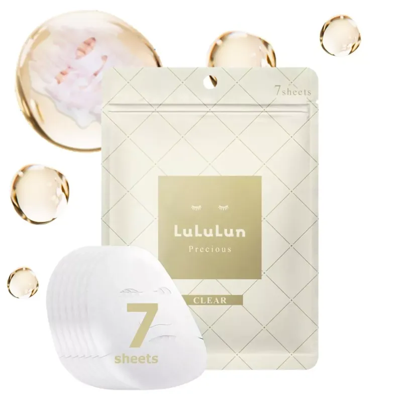 Rendeld meg most Lululun Precious Arcmaszk - Clear 108ml 7db