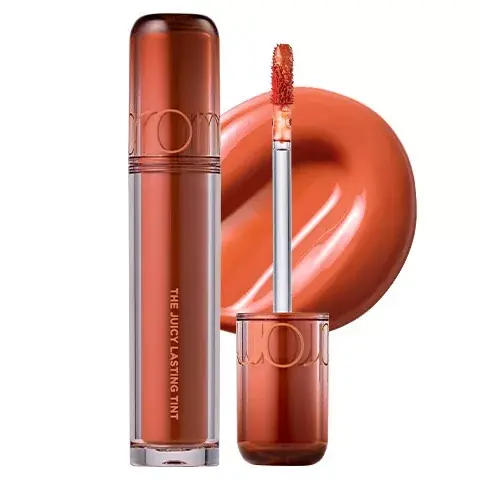 Vásárlói kedvenc Rom&nd Juicy Lasting Ajak Tint 12 Apple Brown (2025 The Brick Collection)