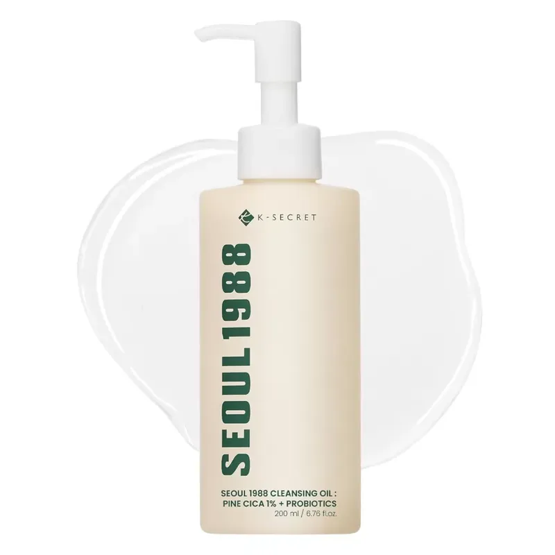 Árcsökkenés K-Secret Seoul 1988 Arctisztító Olaj Pine Cica 1% + Probiotics 200ml