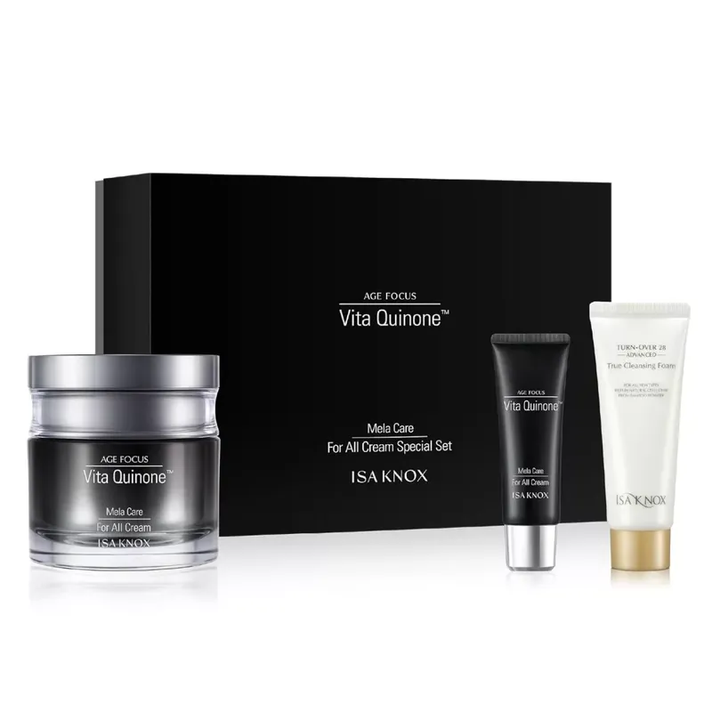 Nézd meg most Isa Knox Age Focus Vita Quinone Mela Care For All Cream Csomag (3 termék)