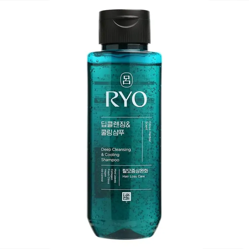 Ryo Deep Cleansing & Cooling Sampon (zsíros fejbőrre) mini 180ml Akciós ár