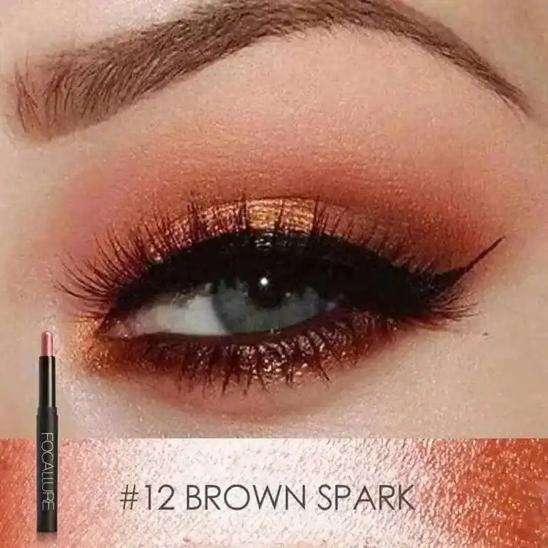 Korlátozott ajánlat Focallure Shimmer Cream Szemhéjfesték Ceruza 12 Brown Spark