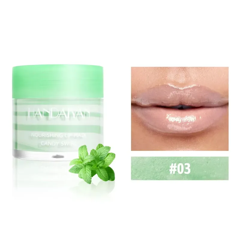 Újdonság Handaiyan Candy Swirl Nourishing Ajakmaszk 03 Mint 18g