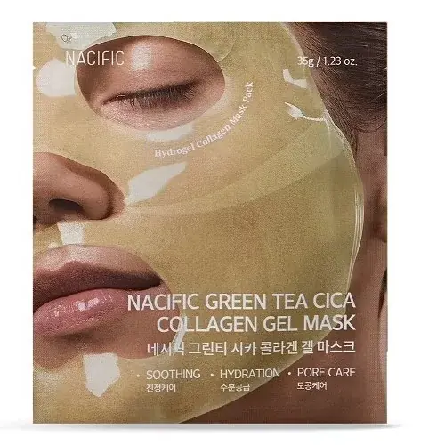 Vedd meg online Nacific Green Tea Cica Collagen Hidrogél Arcmaszk 35g