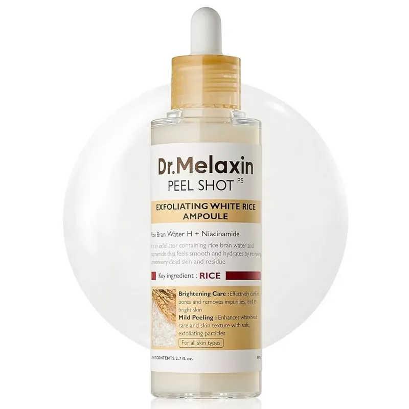 Dr.Melaxin Peel Shot Exfoliating Szérum - White Rice 80ml Outlet