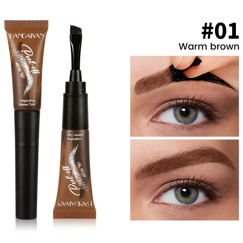 Handaiyan Long Lasting Lehúzható Szemöldökfesték Tint 01 Warm brown 6.8ml Vedd meg most