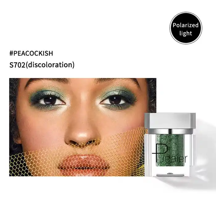 Expressz szállítás Pudaier Silver Bottle Szemhéjfesték S702 Peacockish 2g