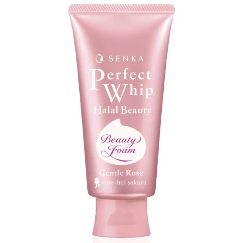 Legnépszerűbb Senka Perfect Whip Arctisztító Hab - Gentle Rose (Rose+Fuji Sakura) 100g