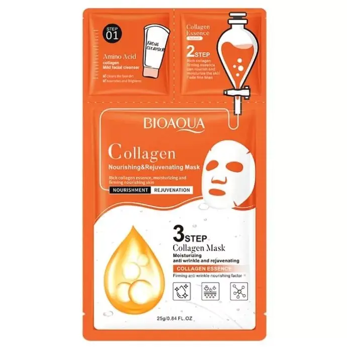 Bioaqua 3-Steps Moisturizing Arcmaszk - Collagen Vedd meg most