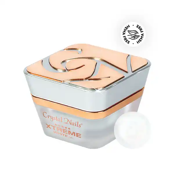 Árengedmény Crystal Nails - XTREME WHITE HEMA FREE ZSELÉ - 15ml