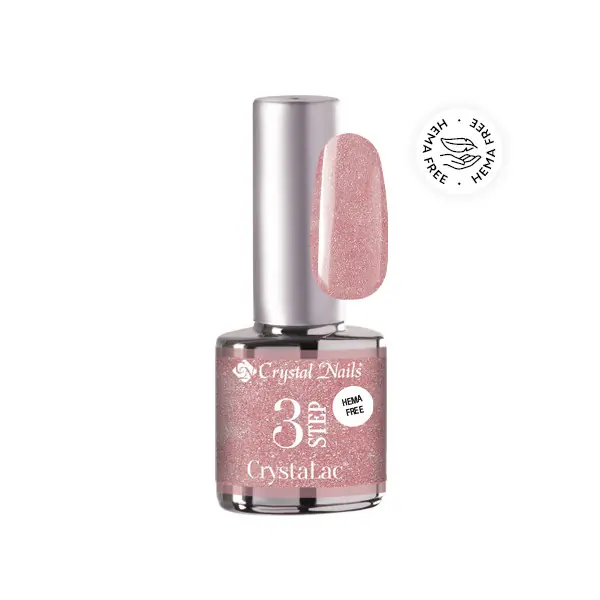 Crystal Nails - 3 STEP HEMA FREE CRYSTALAC - 3S124 - 4ML Népszerű