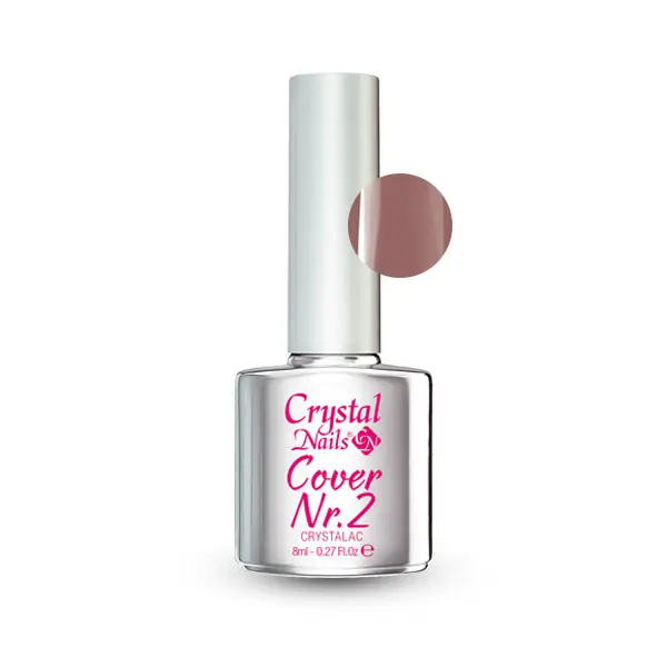 Crystal Nails - 3 STEP CRYSTALAC - COVER NR2 - 8ML Biztonságos fizetés