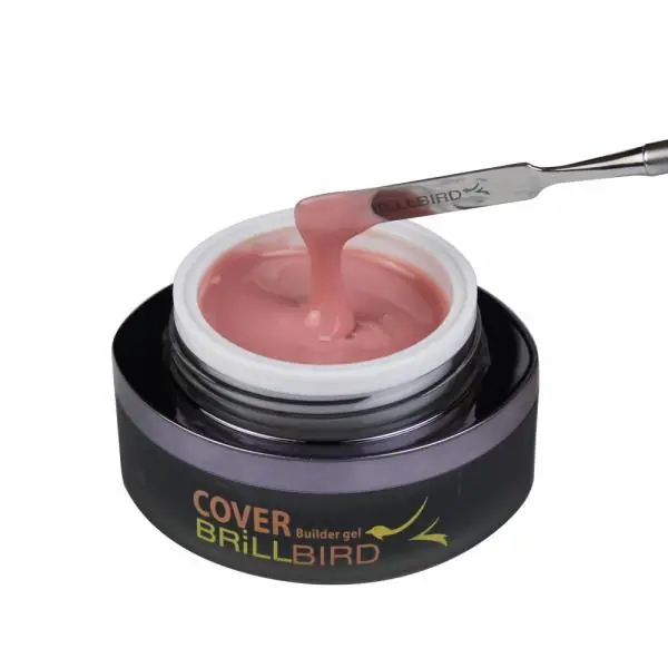 BrillBird - COVER PINK GEL - KÖRÖMÁGYHOSSZABBÍTÓ - HÚSSZÍN - 15ML Kihagyhatatlan ajánlat