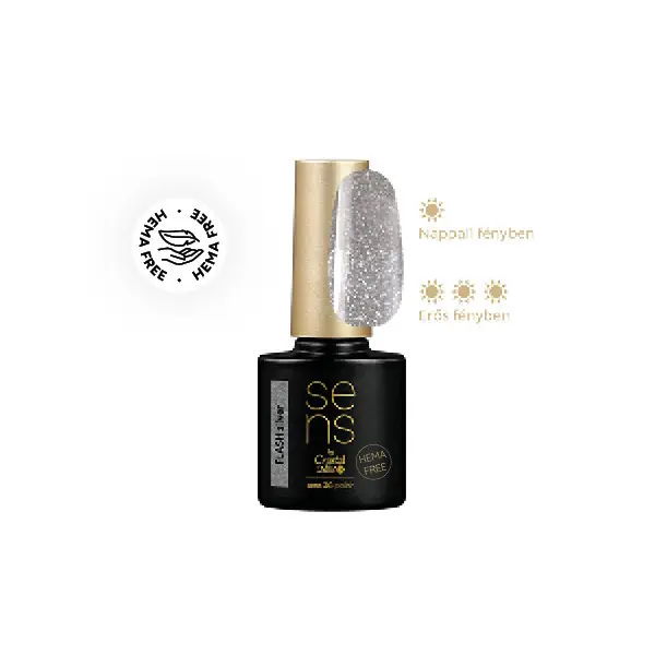 Alacsony ár SENS - SENS 3G HEMA FREE POLISH - FLASH SILVER - 4ML