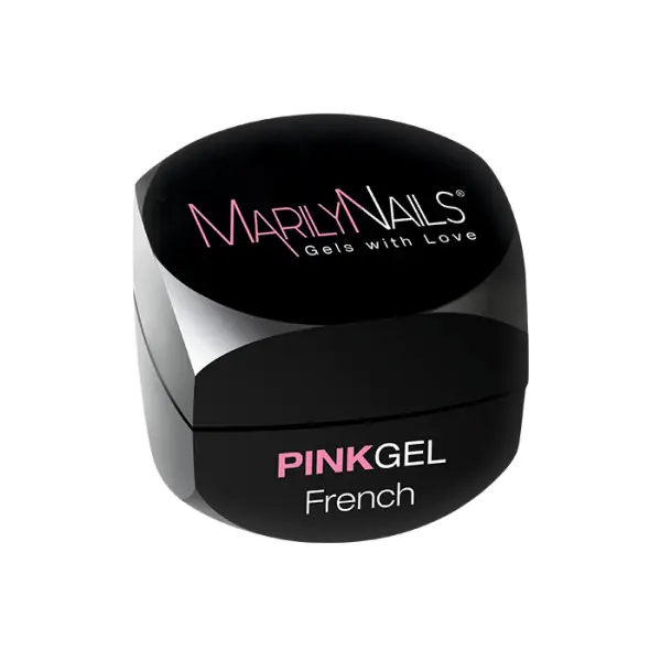 Marilynails - HEMA FREE - FRENCH - PINKGEL - Enyhén fedő rózsaszín építő zselé - 40ml Kiárusítás