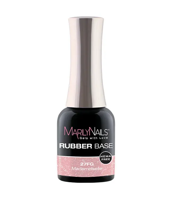 MarilyNails - RUBBER BASE - 27FG - Mademoiselle - 7ml Gyors kiszállítás