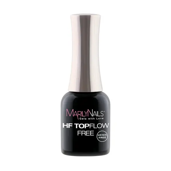 Outlet MarilyNails - TOPFLOW FREE - HEMA FREE - Fixálásmentes fedőfény gél lakkokhoz - 7ml