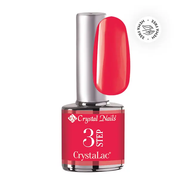 Kedvezmény Crystal Nails - 3 STEP HEMA FREE CRYSTALAC - 3S154 - 4ML