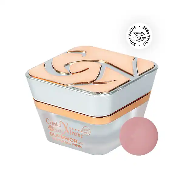 Crystal Nails - XTREME SUPERIOR HEMA FREE GEL - NATURAL PINK - 50ML Akciós ár