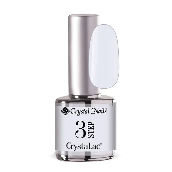 Vedd meg most Crystal Nails - 3 STEP CRYSTALAC - ICY WHITE - 4ML