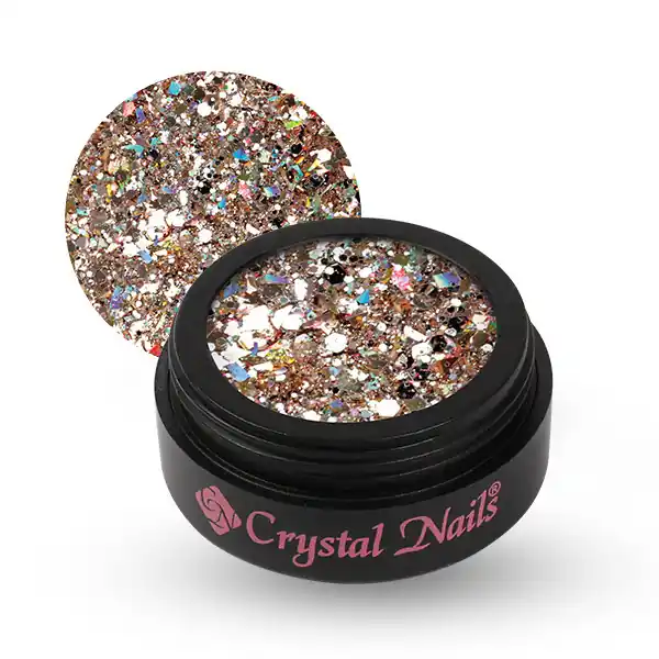 Különleges ajánlat CRYSTAL NAILS - FAIRY GLITTER 1 - GOLD @