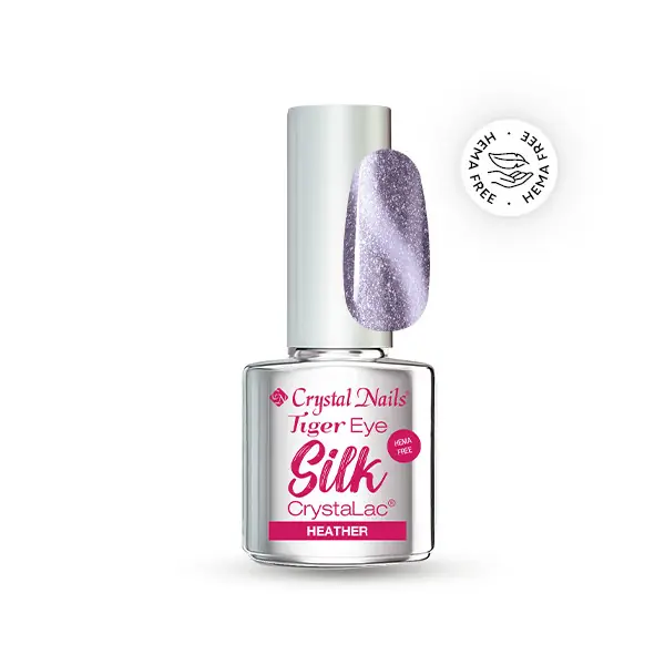 Crystal Nails - TIGER EYE - SILK CRYSTALAC - HEATHER - 4ML Kihagyhatatlan ajánlat