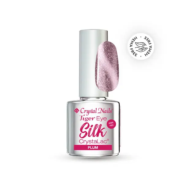 Olcsó Crystal Nails - TIGER EYE SILK HEMA FREE CRYSTALAC - PLUM - 4ML