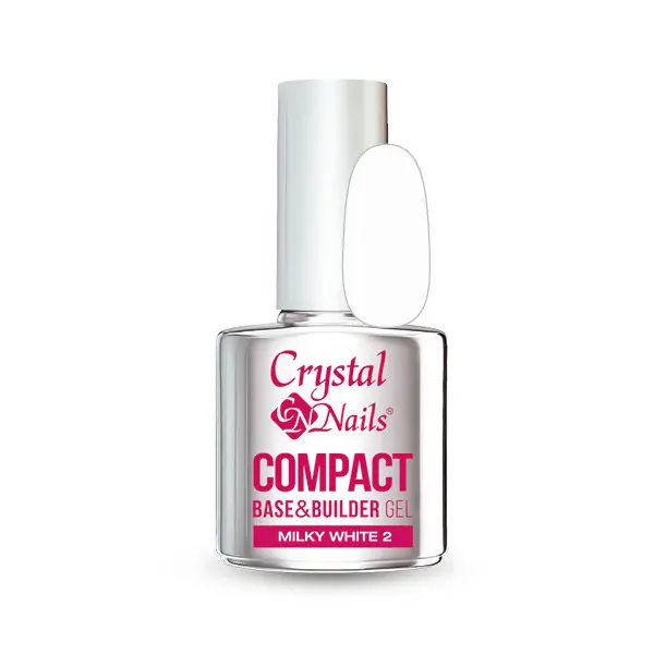Olcsóbb Crystal Nails - COMPACT BASE GEL MILKY WHITE 2 - 13ML