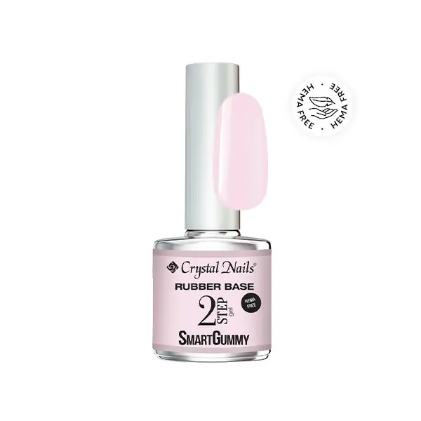 Ajánlat Crystal Nails - 2S - SMARTGUMMY HEMA FREE RUBBER BASE GEL - NR14 - MILKY ROSE - 8ML