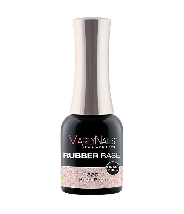 MarilyNails - RUBBER BASE - 32G - Bridal Babe - 7ml Szezonális akció
