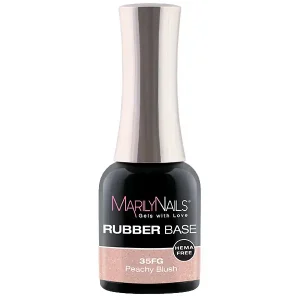 Vásárlói kedvenc MarilyNails - RUBBER BASE - 35FG - Peachy Blush - 7ml