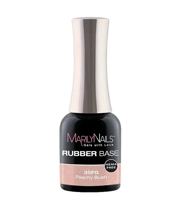 Vásárlói kedvenc MarilyNails - RUBBER BASE - 35FG - Peachy Blush - 7ml
